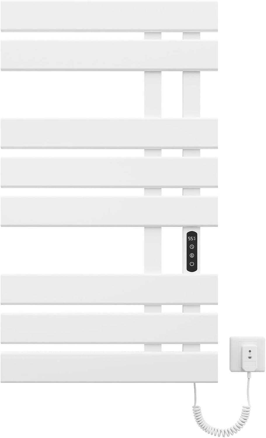 OihPaw Sèche-serviette électrique,Porte-Serviettes électrique,Chauffe-Serviettes Intelligent à Température Constante,Seche Serviette Electrique,Température Réglable, économie d'énergie - G565