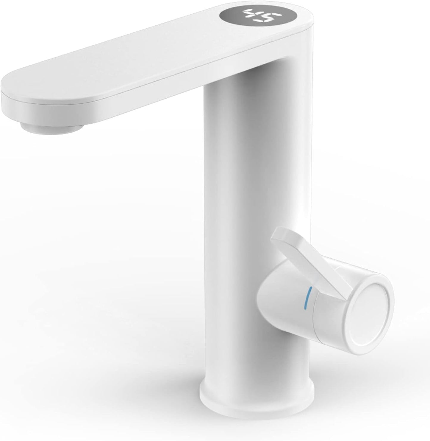 Robinet électrique Eau Chaude 3,2 kW 220V Robinet D'eau Chaude Instantané ABS Noire Robinet Chauffant Instantané avec Affichage de la Température LED, Pour Cuisine, Salle De Bain
