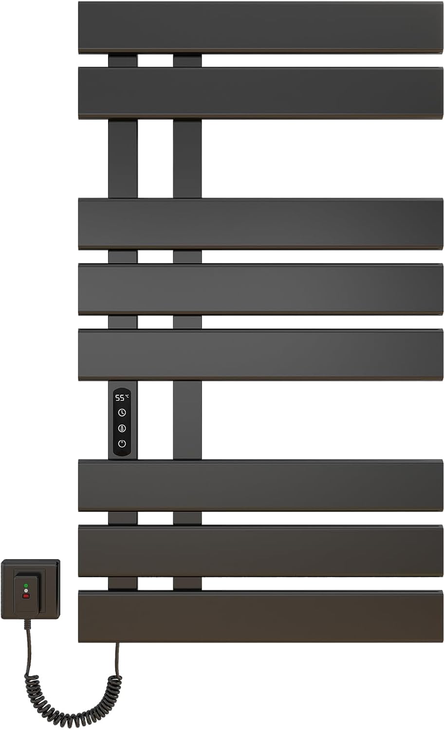 OihPaw Sèche-serviette électrique,Porte-Serviettes électrique,Chauffe-Serviettes Intelligent à Température Constante,Seche Serviette Electrique,Température Réglable, économie d'énergie - G565