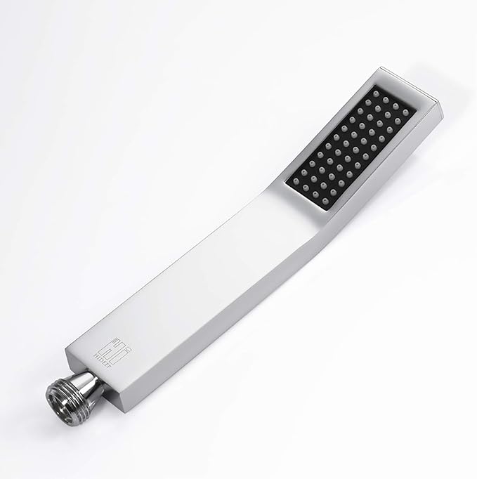 Pommeau de Douche avec Tuyau Douchette à Main Economie D'eau Laiton Pomme de Douche à Main Anti Calcaire Tête de Douche avec Sortie d'eau en Silicone