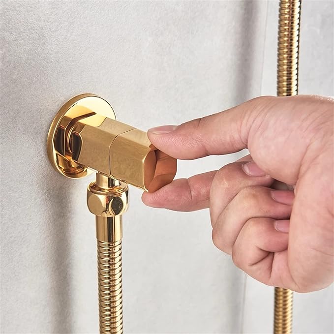 Pulvérisateur de bidet à main pour toilette, pulvérisateur de bidet en laiton massif doré, eau froide simple, douche de bidet de salle de bain, pulvérisateurs de couches en tissu pour bébé