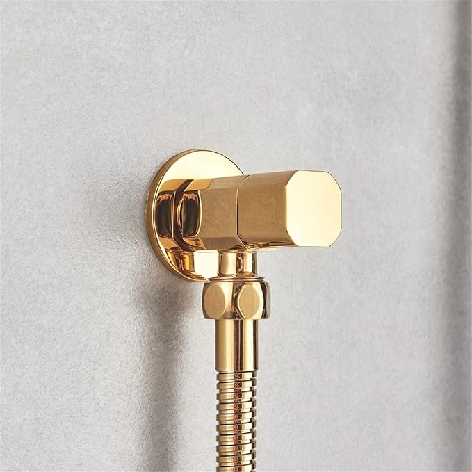 Pulvérisateur de bidet à main pour toilette, pulvérisateur de bidet en laiton massif doré, eau froide simple, douche de bidet de salle de bain, pulvérisateurs de couches en tissu pour bébé