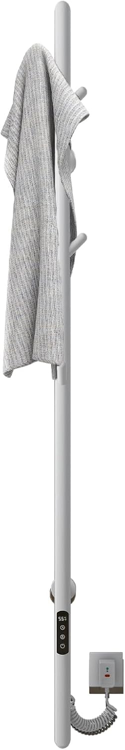 OihPaw Sèche serviette électrique,Chauffe-Serviettes à thermostat Intelligent WiFi,Porte-Serviettes électrique,Fonction de synchronisation,1500x32mm - G01