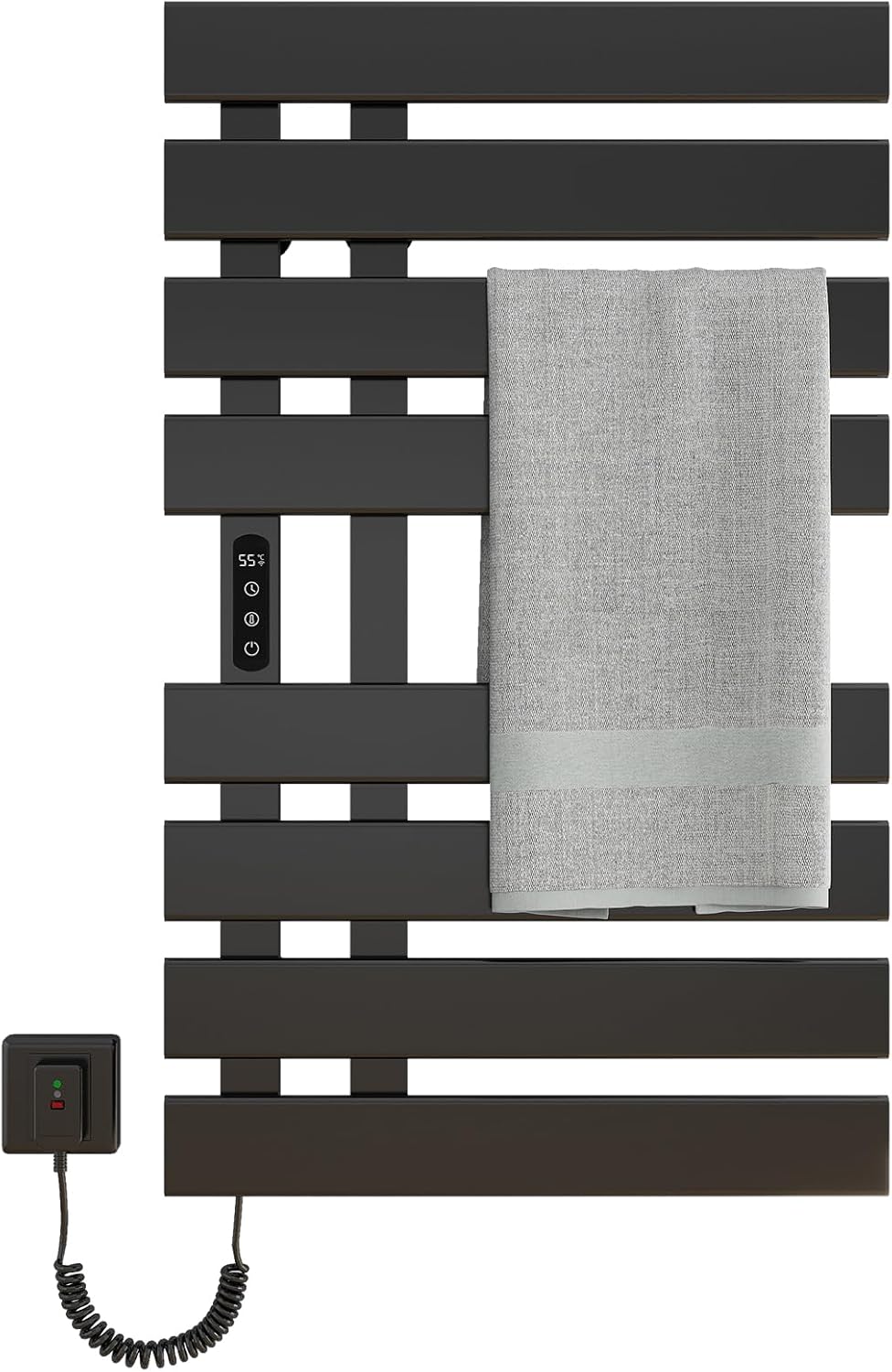 OihPaw Sèche serviette électrique,Chauffe-Serviettes à thermostat Intelligent WiFi,Porte-Serviettes électrique,820X500 cm - G560