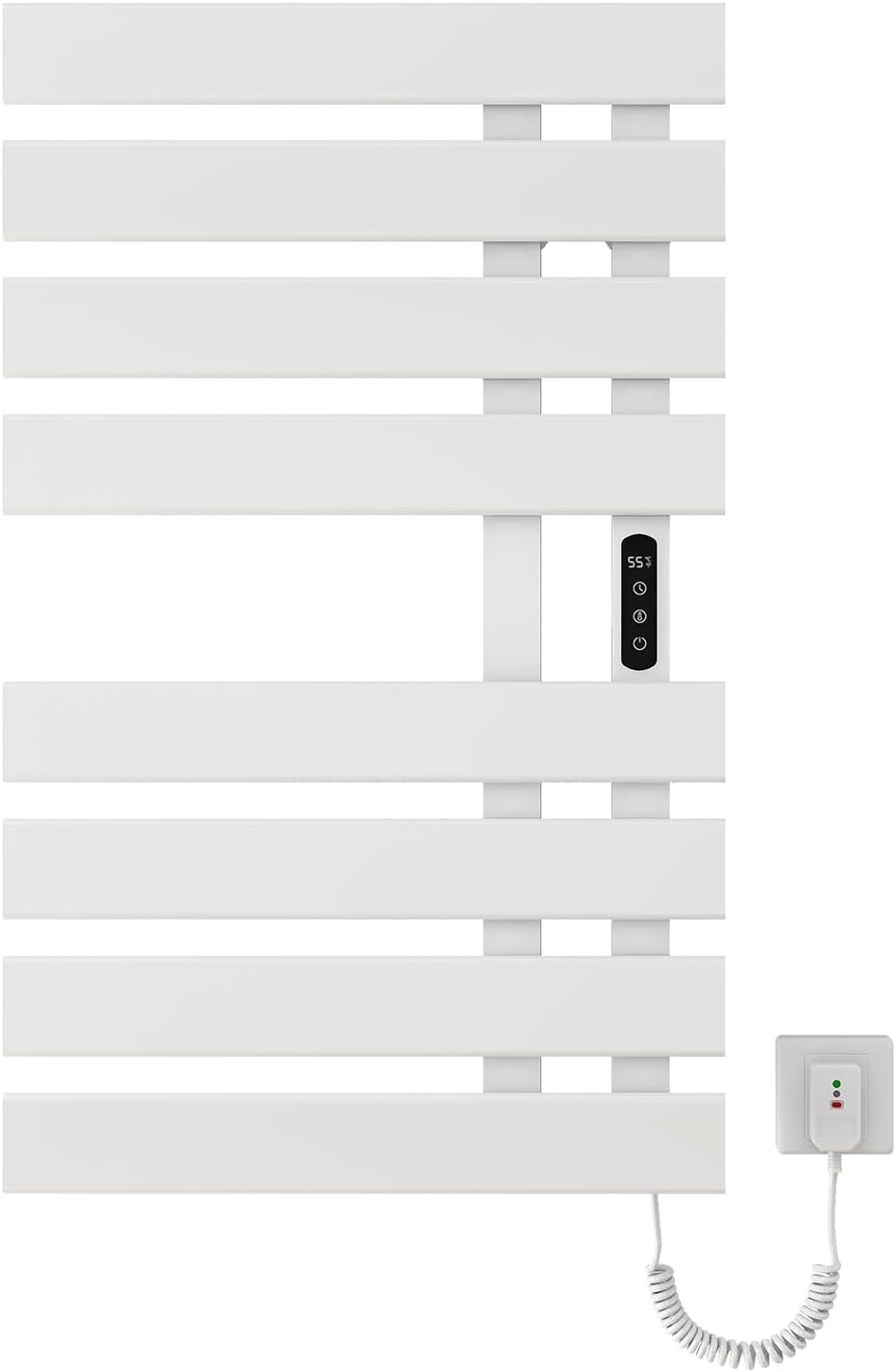 OihPaw Sèche serviette électrique,Chauffe-Serviettes à thermostat Intelligent WiFi,Porte-Serviettes électrique,820X500 cm - G560