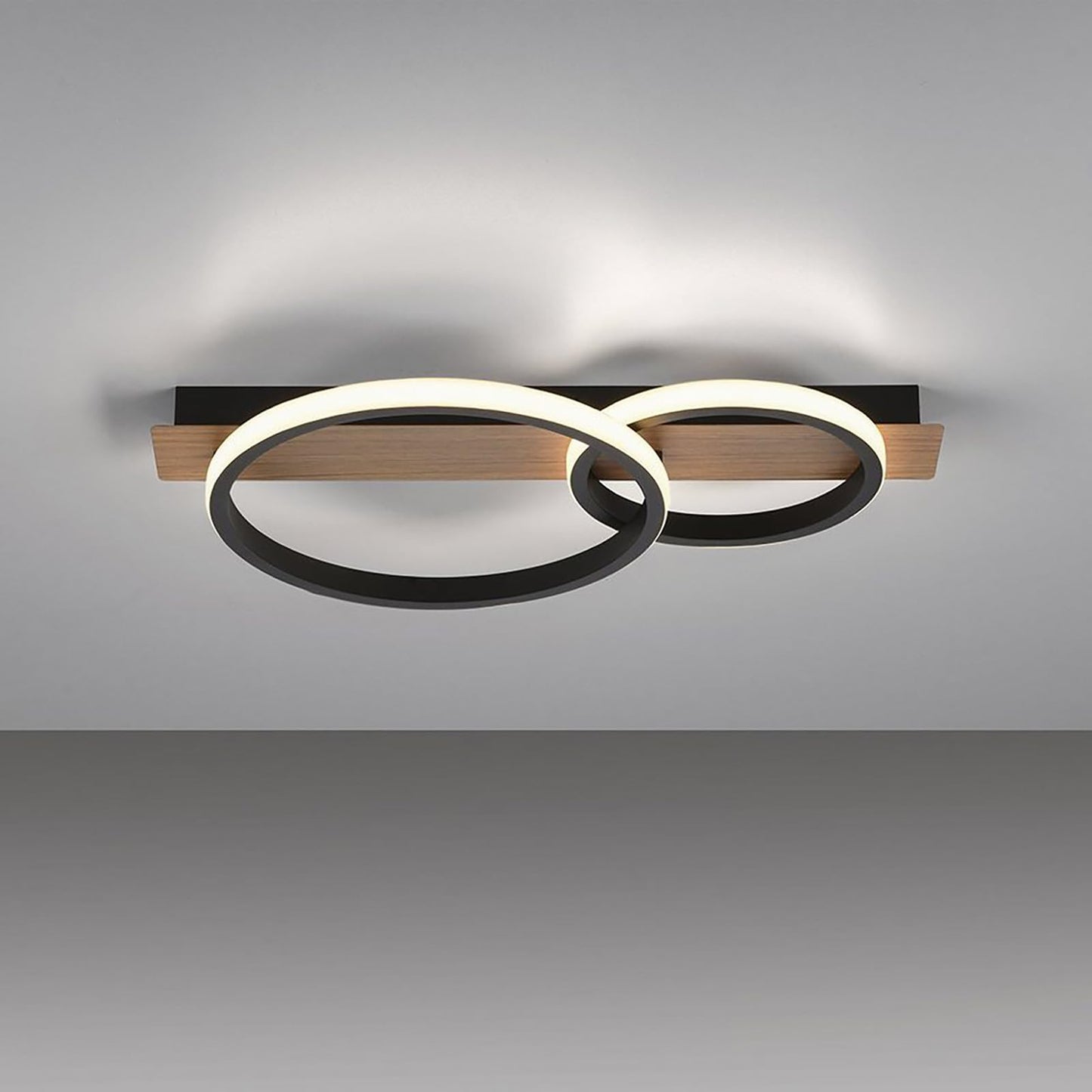 30W Plafonnier LED Dimmable, Luminaire Plafonnier avec Télécommande, Éclairage de Plafond Rond, Plafonnier pour Salle de Bain Chambre Salon Cuisine Couloir