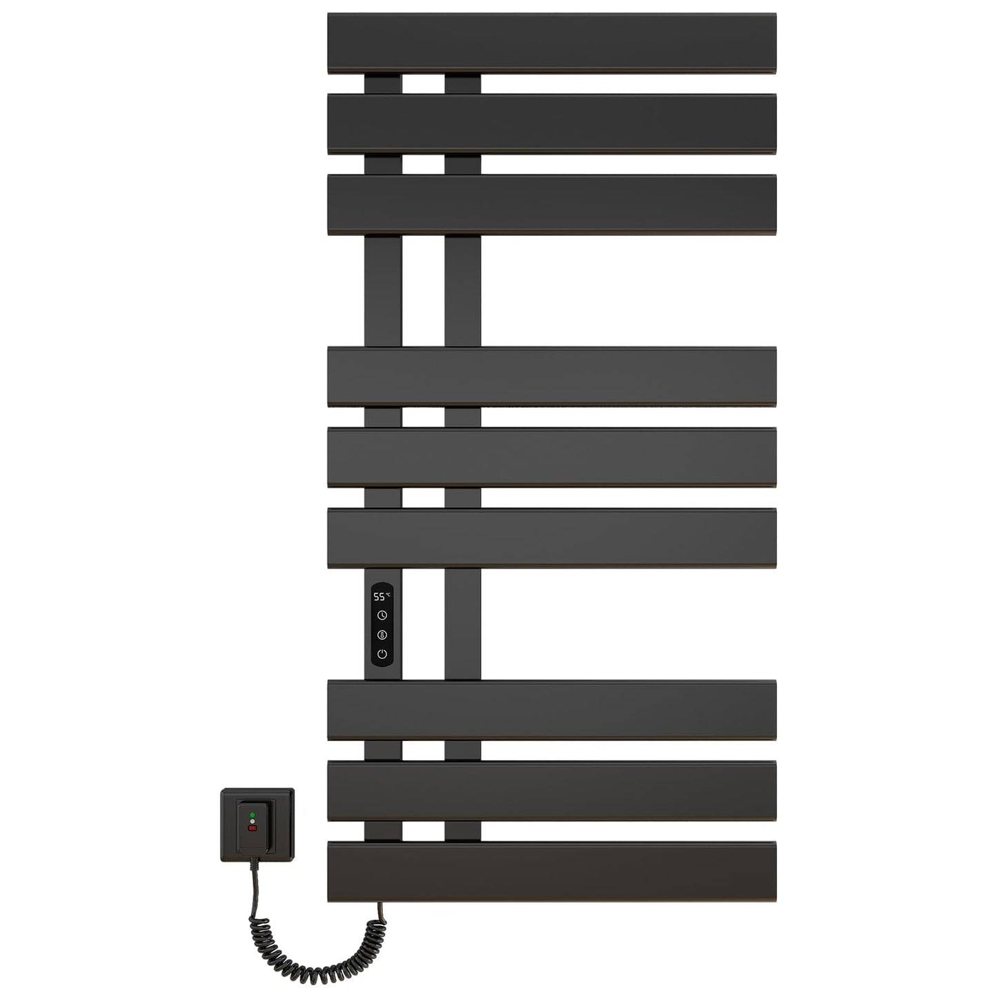 OihPaw Sèche-serviette électrique,Porte-Serviettes électrique,Chauffe-Serviettes Intelligent à Température Constante,Seche Serviette Electrique,Température Réglable, économie d'énergie