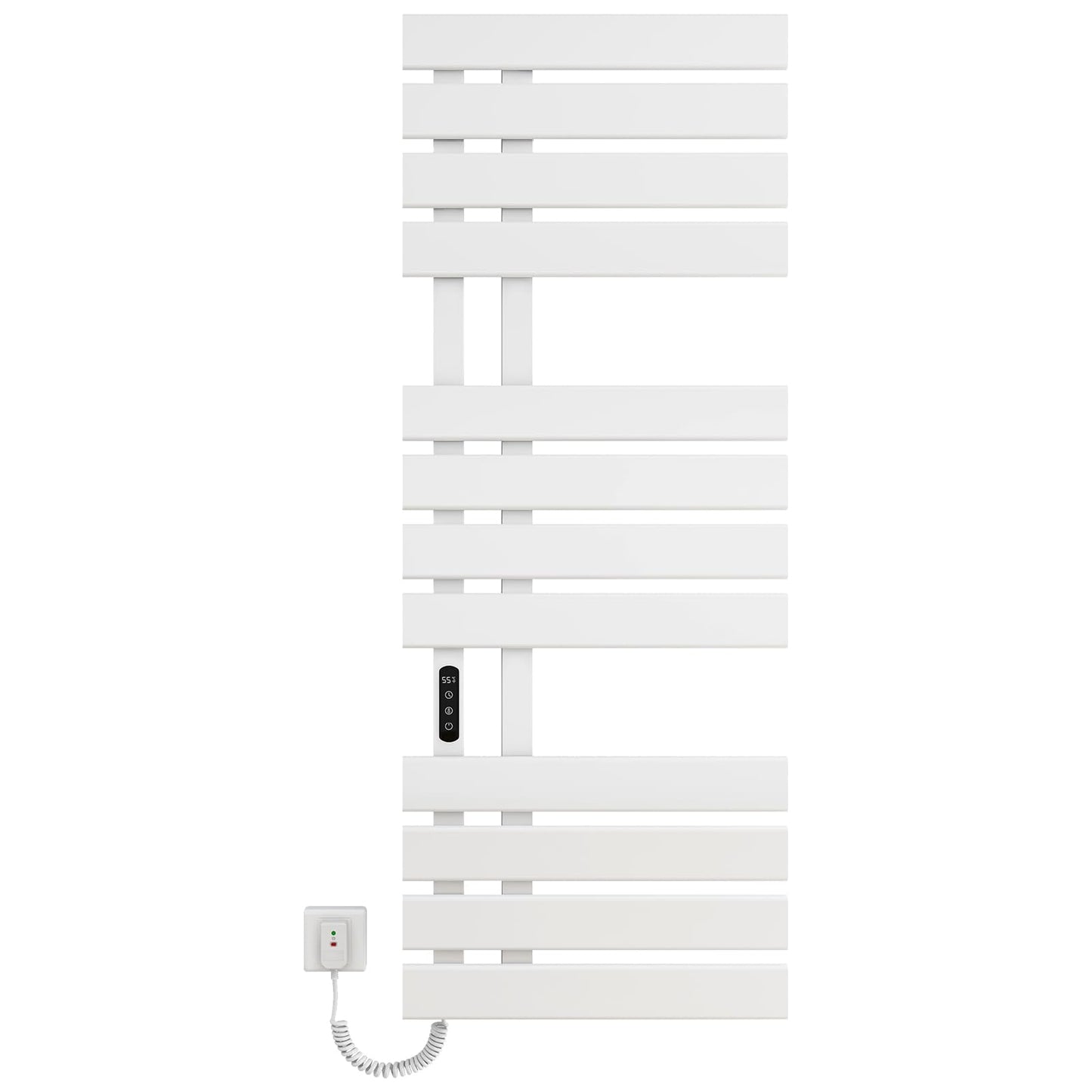 OihPaw Sèche serviette électrique,Chauffe-Serviettes à thermostat Intelligent WiFi,Porte-Serviettes électrique,Radiateur Salle de Bain