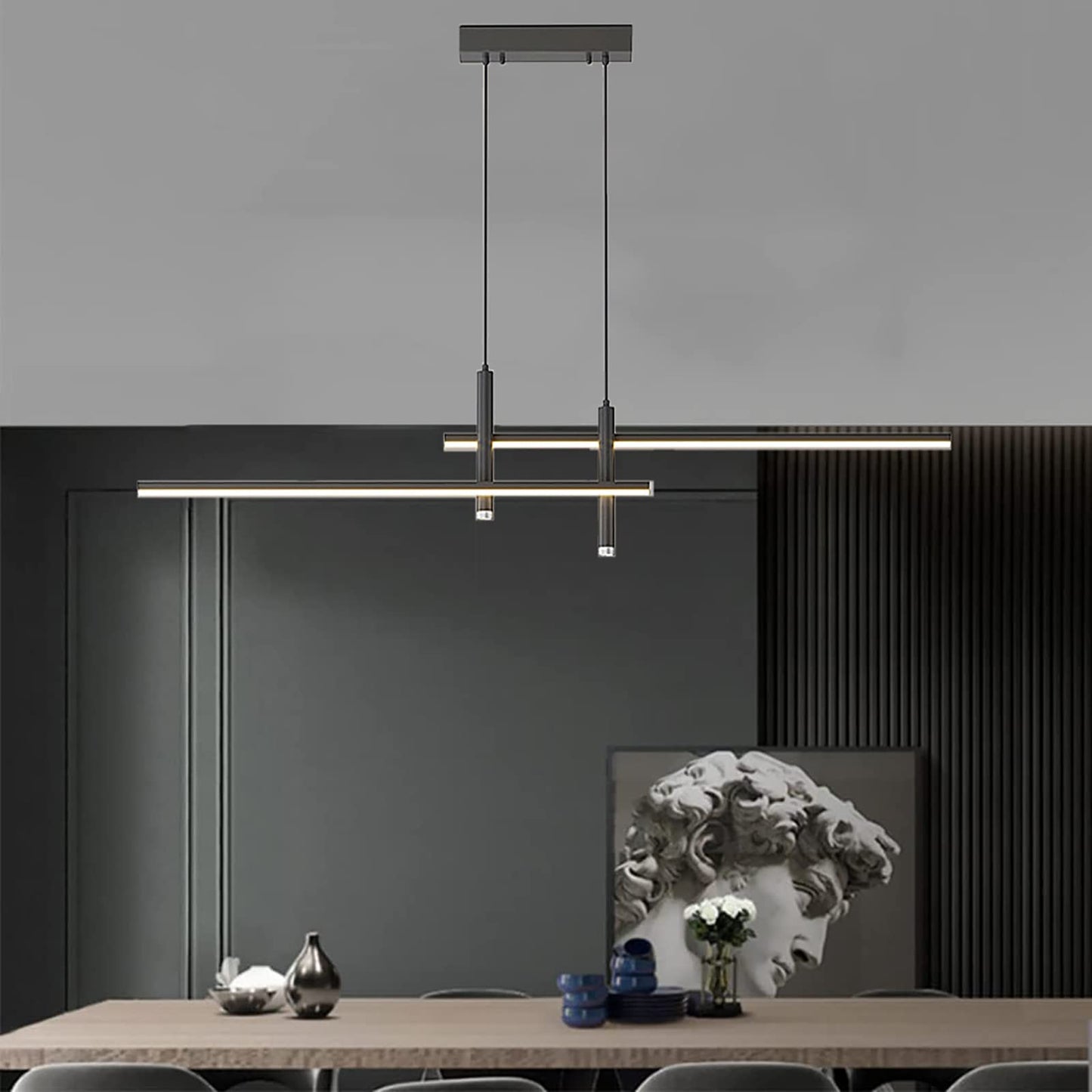 Suspension LED,Plafonnier LED lampe de salon moderne 26W lustre 3000K-6000K Dimmable Lustre LED,chaudbalcon lampe salon chambre d’enfant bureau salle à manger couloir, éclairage intérieur