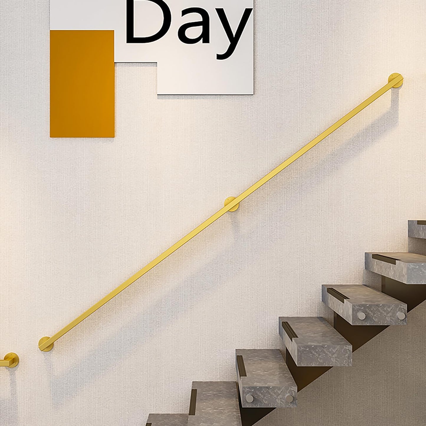 Main Courante,Main Courante pour escalier,Rampe d'escalier,Rampe escalier de Barre de Garde de rétro de Tuyau de Fer de Vent Industriel,pour Les escaliers,Les Murs,loft,Couloir