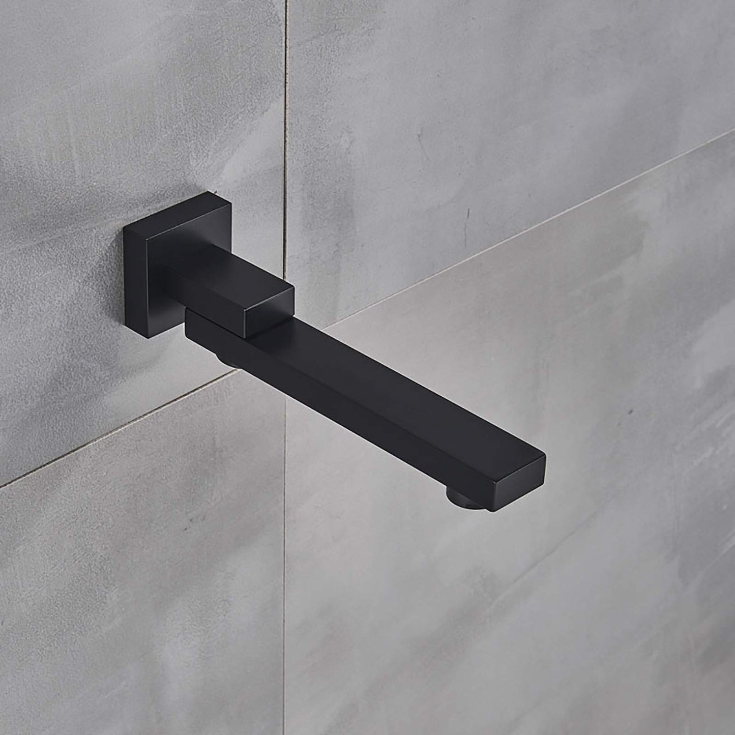 Bec de Baignoire Mural Bec Déverseur pour Baignoire Laiton Robinet de Buse Rotation à 180° Bec Bain Déverseur Robinet de Bec pour Baignoire, G1/2 Connexion
