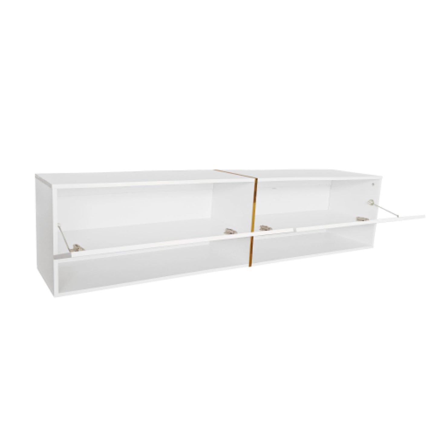Meuble TV,meuble TV blanc pouvant être suspendu/indépendant,banc TV avec rangement combiné,meuble TV mural, table TV,meuble TV de salon,peut accueillir 60-69 pouces,taille du meuble TV 172cmx35cmx40cm