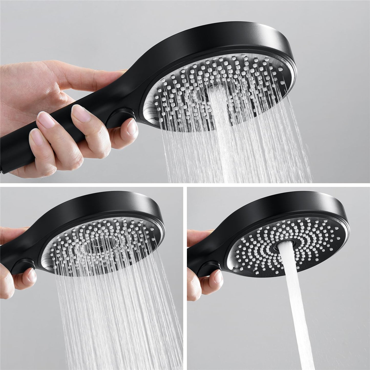 OihPaw Colonne De Douche Thermostatique Musique,300x900mm LED 64 Couleurs 4 Fonctions SystèMe De Douche EncastréE,Acier Inoxydable 304,Pluie,Cascade,Colonne D'Eau,Douchette 3 Fonctions