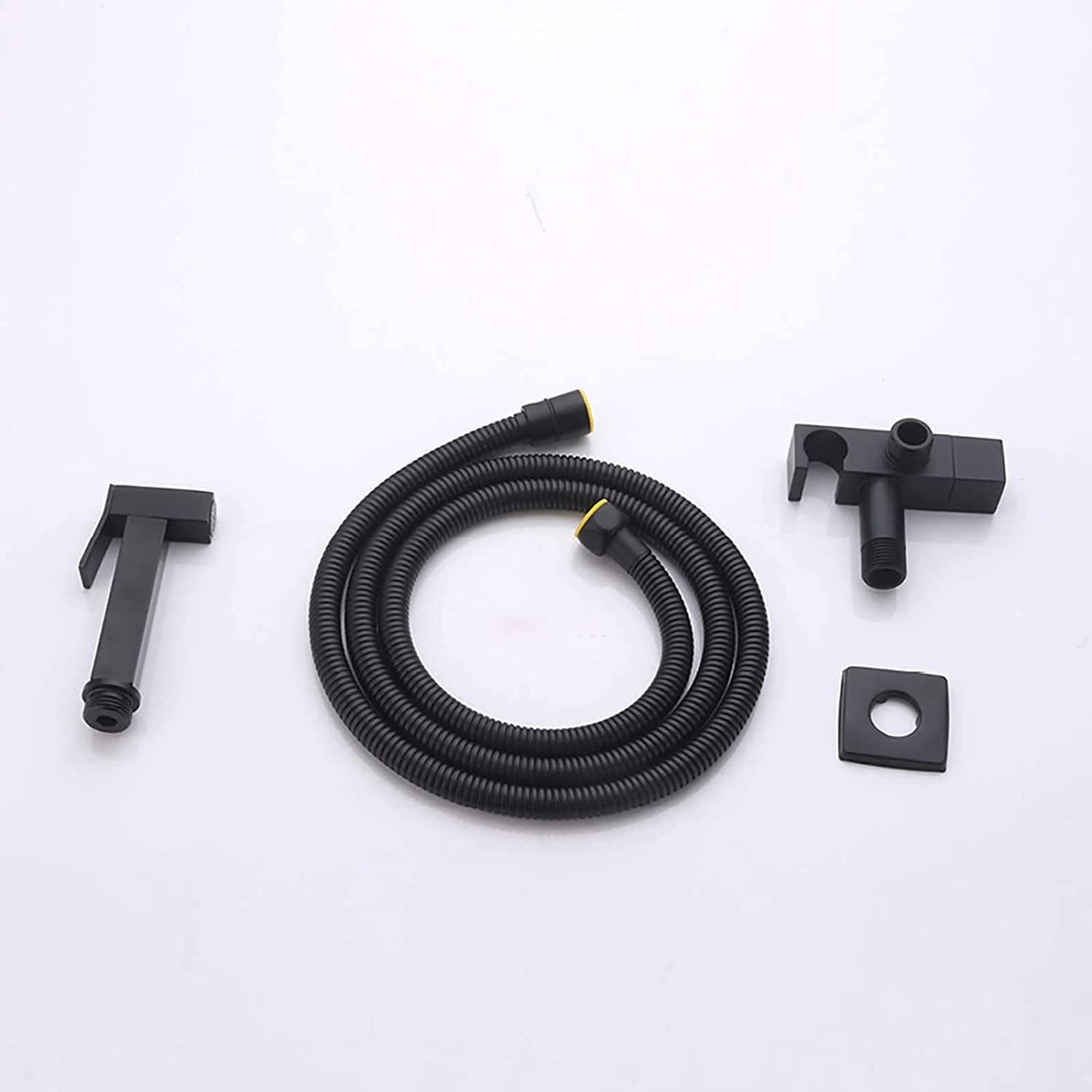 Pulvérisateur de Bidet, Noir Kit Douchette WC en Laiton Pulvérisateur de Bidet à Main Mural Pulvérisateur de Toilette pour Bidet pour l'hygiène Personnelle, le Nettoyage des Toilettes