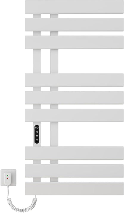 OihPaw Sèche-serviette électrique,Porte-Serviettes électrique,Chauffe-Serviettes Intelligent à Température Constante,Seche Serviette Electrique,Température Réglable, économie d'énergie