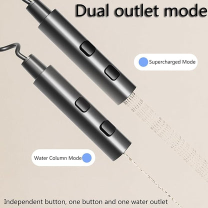 Kit Douchette Wc, Pulvérisateur De Douche, 2 Mode Pulverisateur a Main, Ensemble De Douche Bidet Avec 1-in-2-out Interrupteur À Double Commande Laiton Valve G1/2" Pour L'hygiène Personnelle (Chrome)