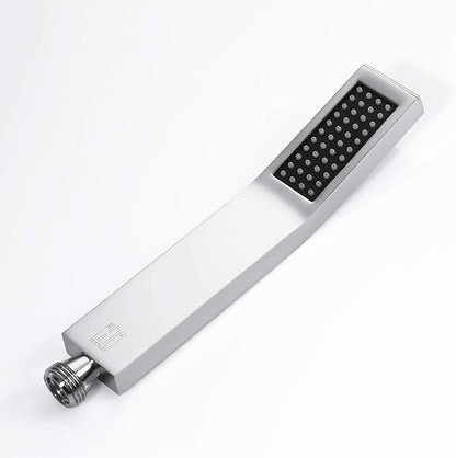 Pommeau de Douche avec Tuyau Douchette à Main Economie D'eau Laiton Pomme de Douche à Main Anti Calcaire Tête de Douche avec Sortie d'eau en Silicone