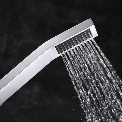 Pommeau de Douche avec Tuyau Douchette à Main Economie D'eau Laiton Pomme de Douche à Main Anti Calcaire Tête de Douche avec Sortie d'eau en Silicone
