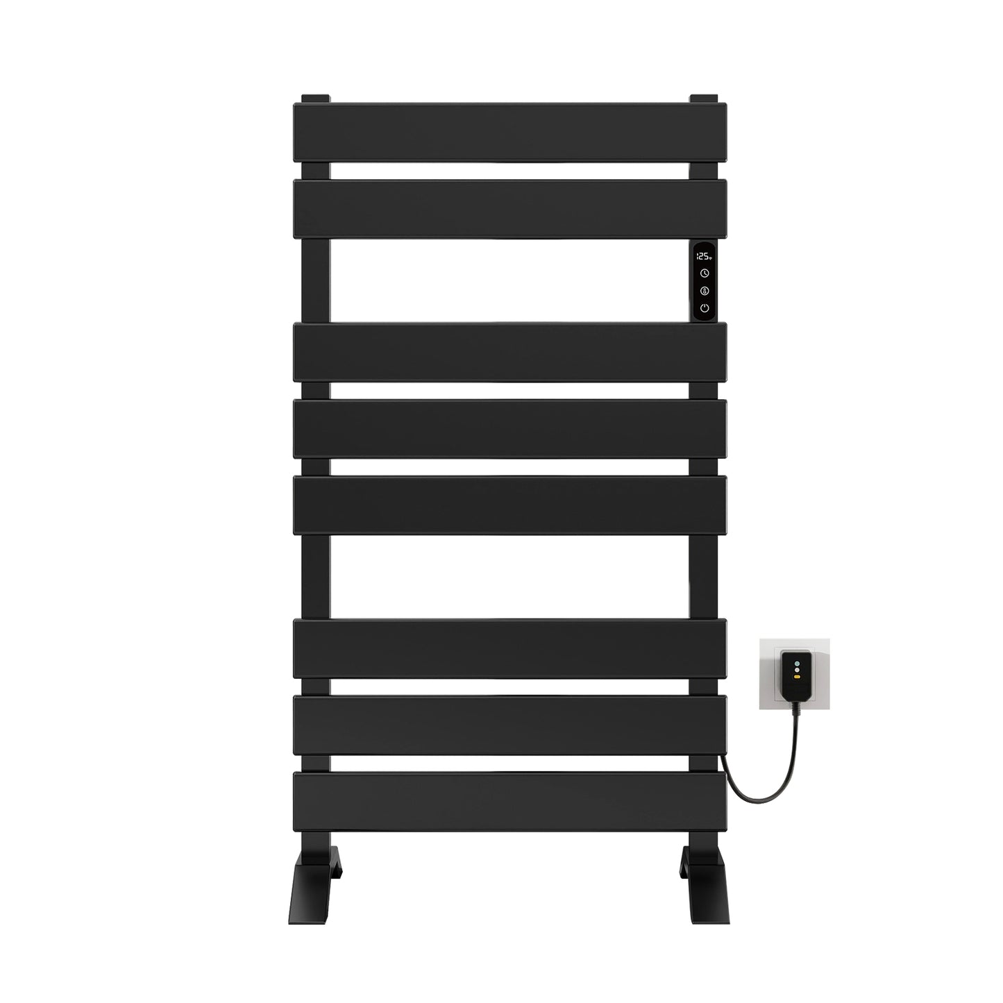 OihPaw Sèche-Serviettes électrique avec étagère,500mm x 880mm sèche-Serviettes avec pieds,313W,écran LED,WiFi Compatible avec App Alexa Google Assistant