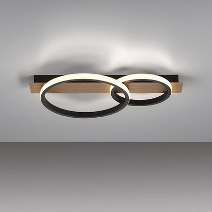 30W Plafonnier LED Dimmable, Luminaire Plafonnier avec Télécommande, Éclairage de Plafond Rond, Plafonnier pour Salle de Bain Chambre Salon Cuisine Couloir