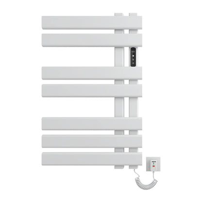 OihPaw Sèche-serviette électrique,450mm×720mm Porte-Serviettes électrique, Chauffe Serviette Salle de Bain, 235W, IPX5 étanche, Économie d'énergie