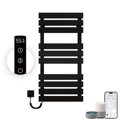 OihPaw Sèche-serviette électrique 1100x550mm 446W WIFI Porte-Serviettes électrique - Fonction de synchronisation