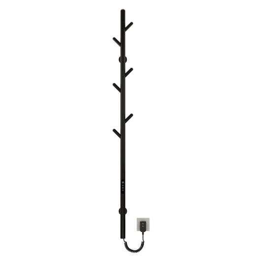 OihPaw Sèche-serviette électrique 1500x32mm Serviette Murale Intelligent à Température Constante, Chauffe-Serviettes, Sèche Serviettes Électrique-Black