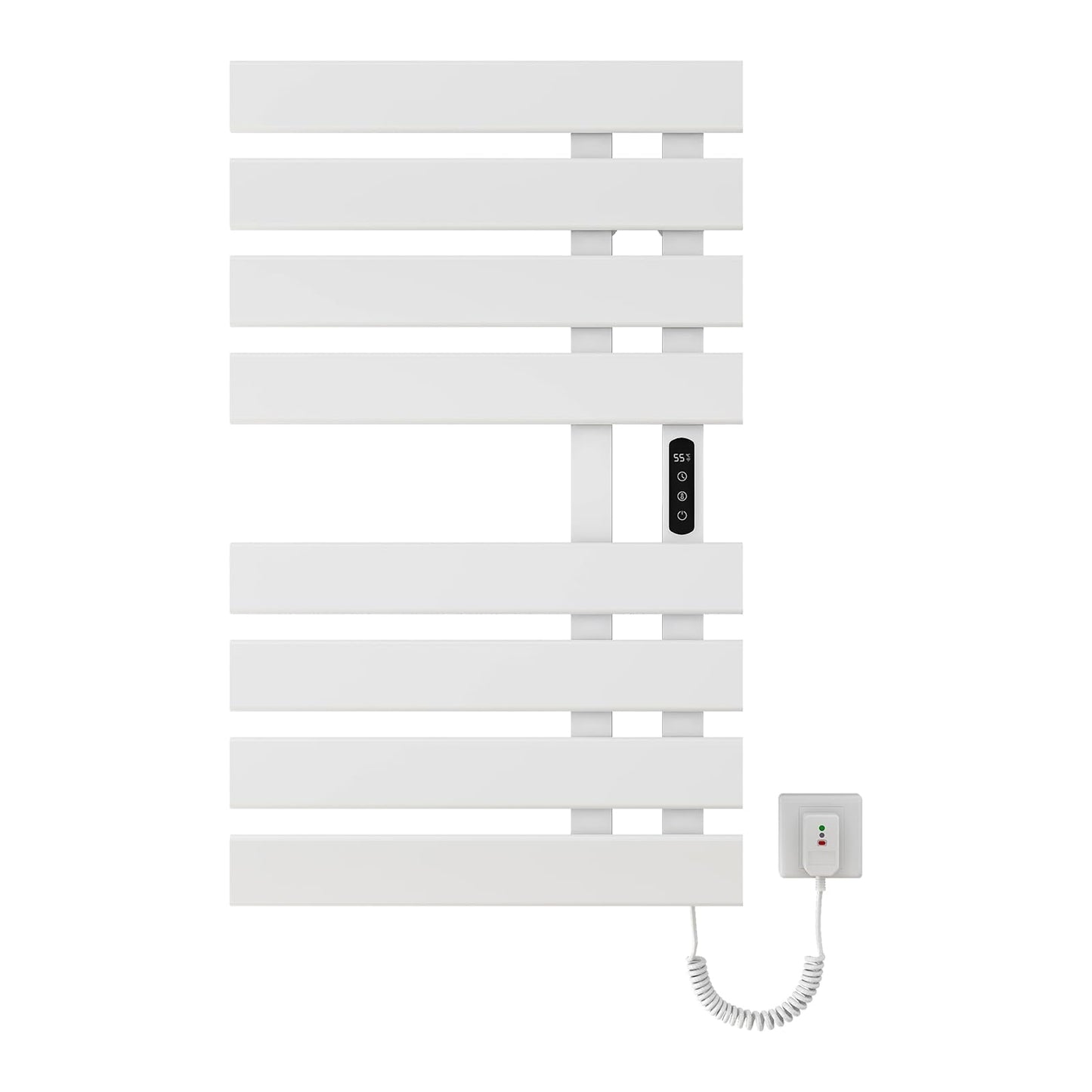OihPaw Sèche serviette électrique,Chauffe-Serviettes à thermostat Intelligent WiFi,Porte-Serviettes électrique,820X500 cm - G560