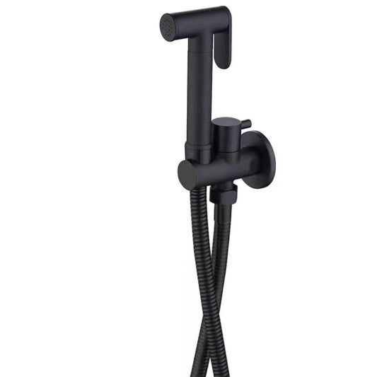 Kit Douchette wc Noir Pulvérisateur de Toilette pour Bidet Mural Laiton Douchette à Main Bidet Haute Pression Kit de Pulvérisateur de Bidet à Main pour l'hygiène Personnelle