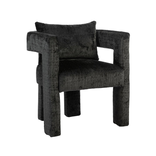 SHUGUANG Chenille Fauteuil de Loisirs, Fauteuil Salon Confortable Fauteuil Velours Utiliser Accoudoirs Creux, Chaise de Lecture avec Coussin Confortable en Vigueur Chambre à Coucher, Salon