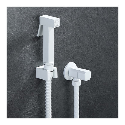 Blanche Pulvérisateur de Bidet à Main Eau Froide Toilette Bidet Spray Set Mural Laiton Douchette à Main Bidet Haute Pression Square Hygiène Intime Kit Douchette WC