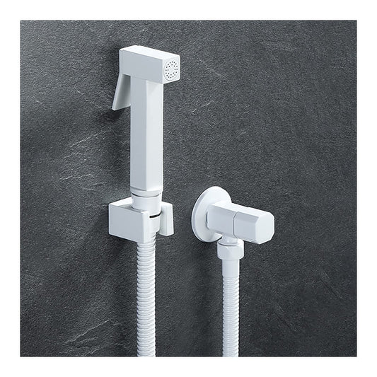 Blanche Pulvérisateur de Bidet à Main Eau Froide Toilette Bidet Spray Set Mural Laiton Douchette à Main Bidet Haute Pression Square Hygiène Intime Kit Douchette WC