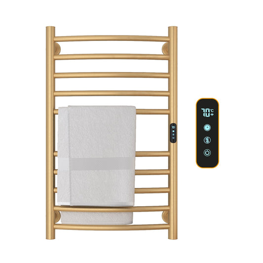 OihPaw Sèche-serviette électrique Mural à 10 Barres,135W Chauffe-Serviettes 450x720mm WiFi Intelligent Porte-Serviettes électrique, Contrôle de Température 30-70℃ & Minuterie