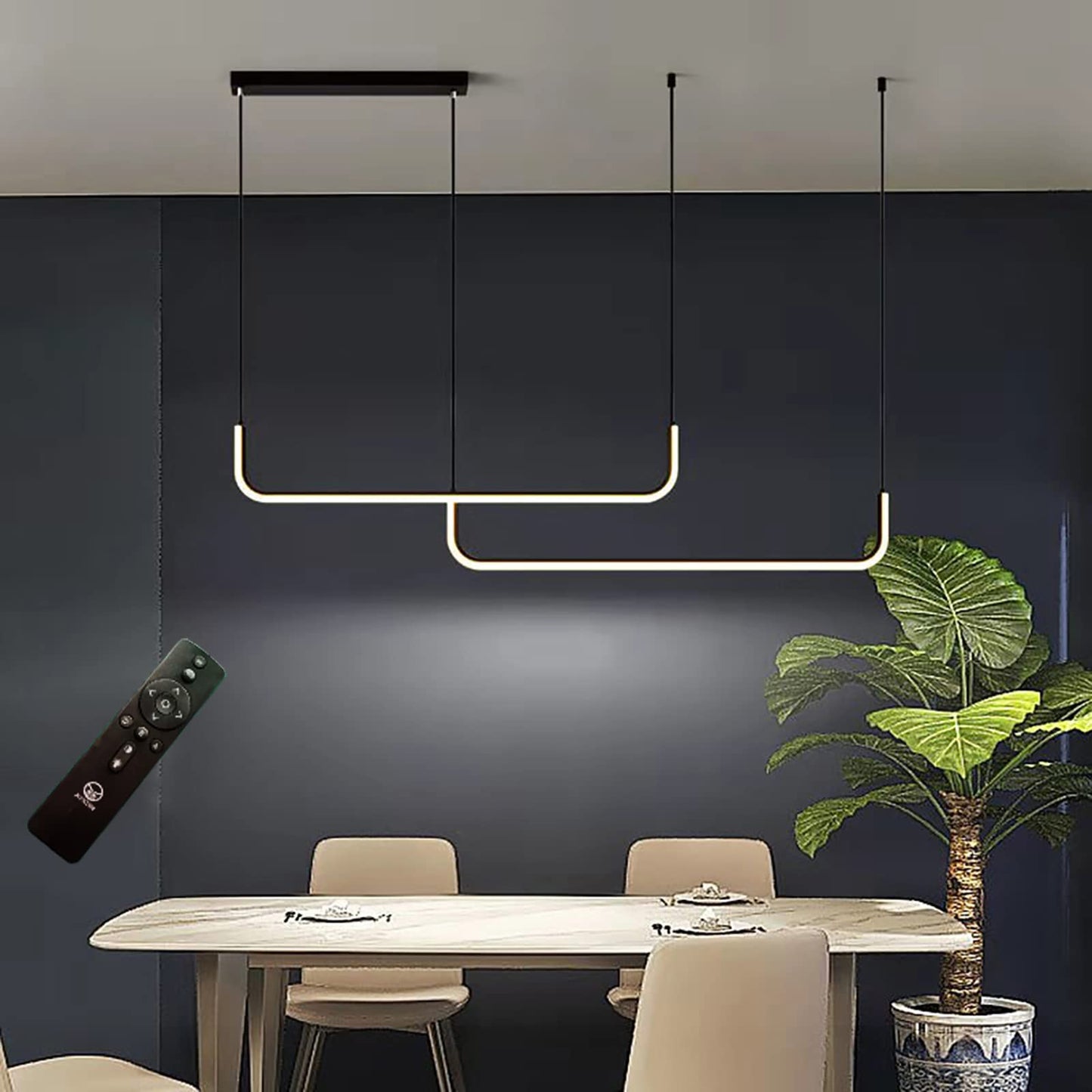 Suspension LED,Lustre LED,LED Plafonnier,Lustre Salon Moderne Acrylique Dimmable,Plafonnier Lampe de suspension Luminaire,Suspension Luminaire LED pour Cuisine,Salle À Manger