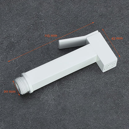 Blanche Pulvérisateur de Bidet à Main Eau Froide Toilette Bidet Spray Set Mural Laiton Douchette à Main Bidet Haute Pression Square Hygiène Intime Kit Douchette WC