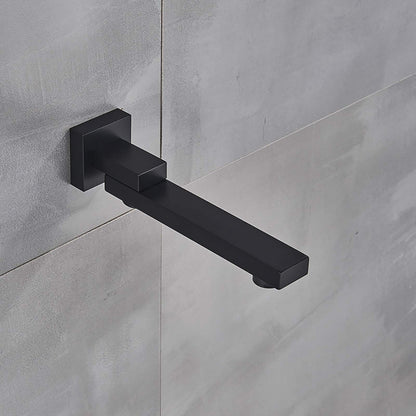 Bec de Baignoire Mural Bec Déverseur pour Baignoire Laiton Robinet de Buse Rotation à 180° Bec Bain Déverseur Robinet de Bec pour Baignoire, G1/2 Connexion