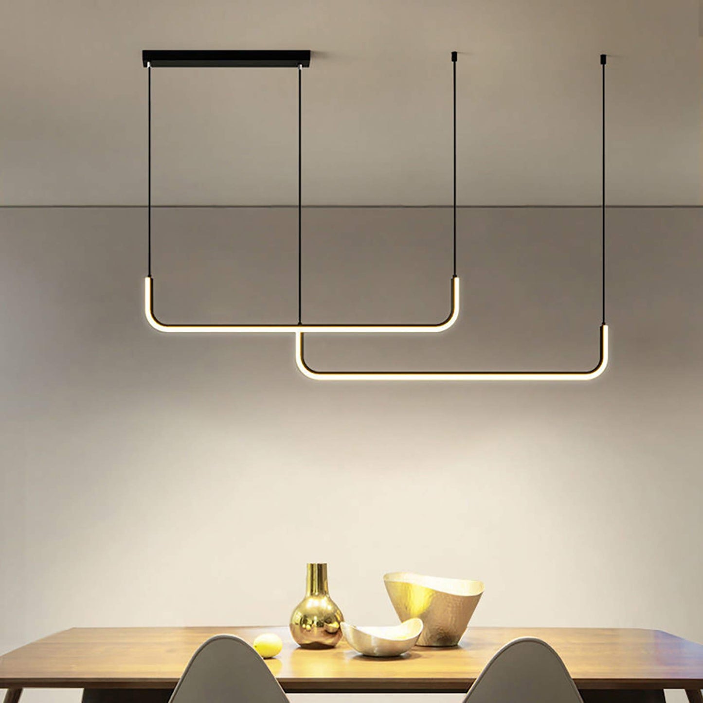 Suspension LED,Lustre LED,LED Plafonnier,Lustre Salon Moderne Acrylique Dimmable,Plafonnier Lampe de suspension Luminaire,Suspension Luminaire LED pour Cuisine,Salle À Manger