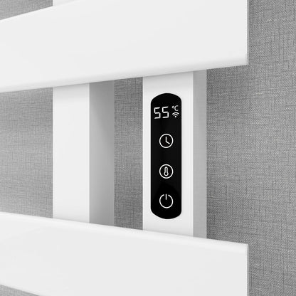 OihPaw Sèche serviette électrique,Chauffe-Serviettes à thermostat Intelligent WiFi,Porte-Serviettes électrique,820X500 cm - G560
