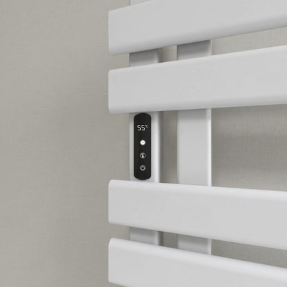 OihPaw Sèche-serviette électrique,450mm×720mm Porte-Serviettes électrique, Chauffe Serviette Salle de Bain, 235W, IPX5 étanche, Économie d'énergie