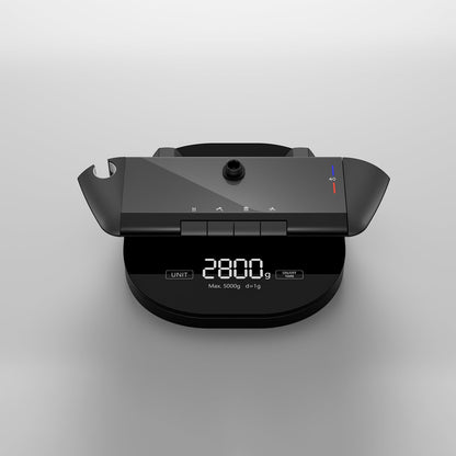 Colonne De Douche Avec Mitigeur Thermostatique Système De Douche Affichage Numérique LED Ensemble De Douche Avec Pommeau De Douche, Douchette, Bidet Douche, Robinet De Baignoire, Réglable (Noir)